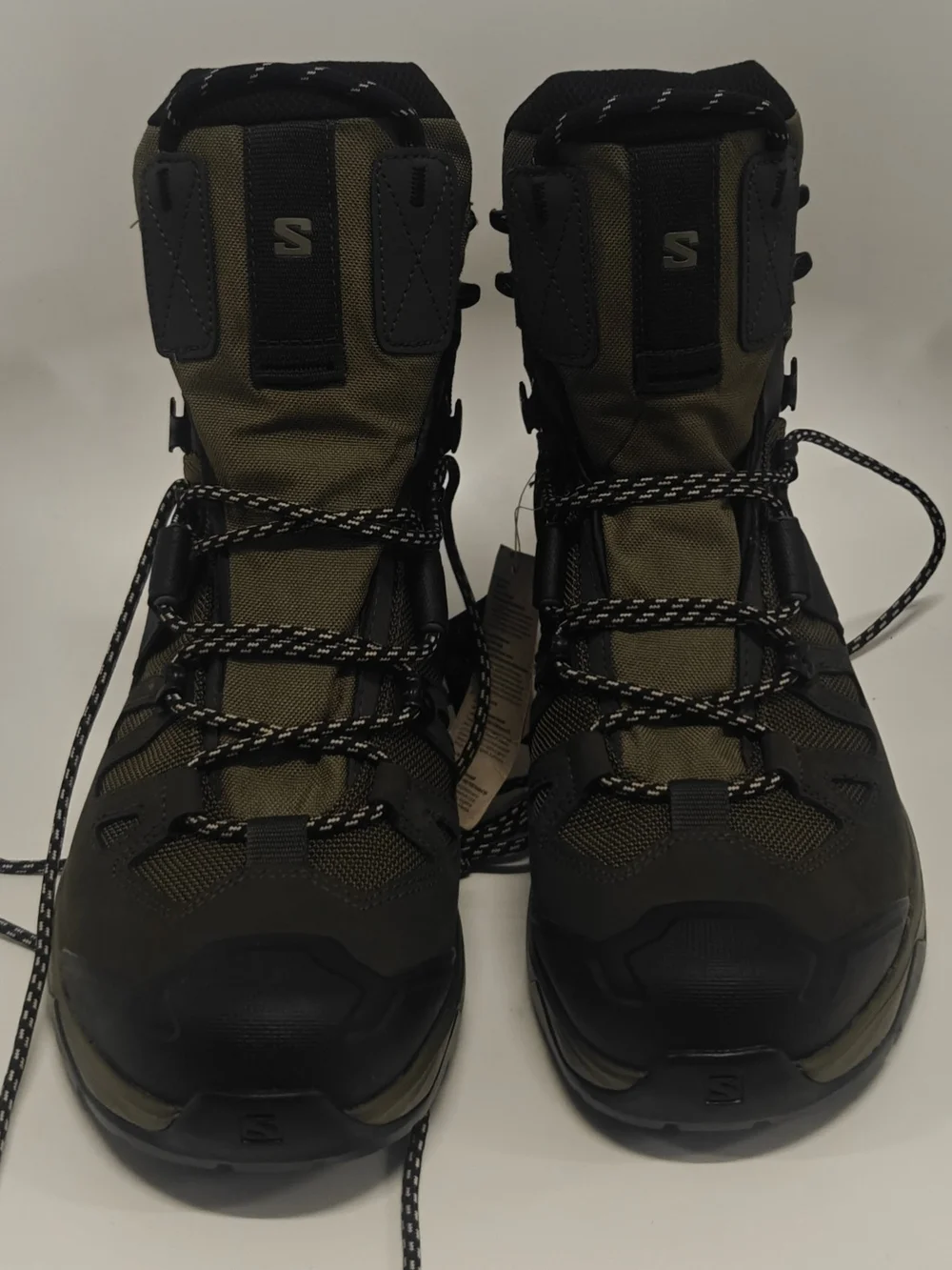 Salomon Quest 4 GTX Gore-Tex Hiking Boots Green Waterproof Men's 10
